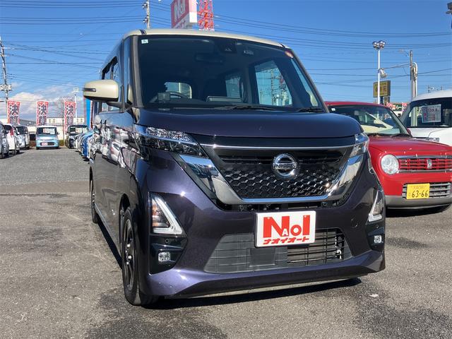 ルークス ハイウェイスター　Ｘ　Ｗエアバック　フォグランプ　電動格納ミラー　キーフリーシステム　左側パワースライドドア　バックカメラ　全方位モニター　オートライト　Ｂｌｕｅｔｏｏｔｈ　フルセグＴＶ　純正ナビ　アイドリングＳＴＯＰ（3枚目）