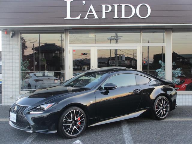 RC RC350 Fスポーツ プライムブラック 特別仕様車プライムブラック/黒革/マクレビ/ムーンルーフ/三眼フルLED/オレンジキャリパー/BSM/RCTA/クリソナ/10.3型ワイドナビ/前後ドラレコ機能付デジタルインナーミラー/TVキャンセラ(2枚目)