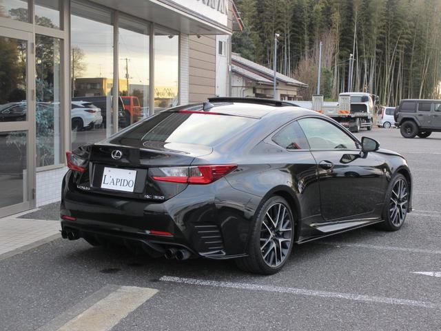 RC RC350 Fスポーツ プライムブラック 特別仕様車プライムブラック/TRDエアロ&マフラー/ムーンルーフ/黒革/三眼フルLED/レクサスセーフティ/BSM/RCTA/10.3型ワイドナビ/純正ドラレコ/純正エンジンスターター(70枚目)