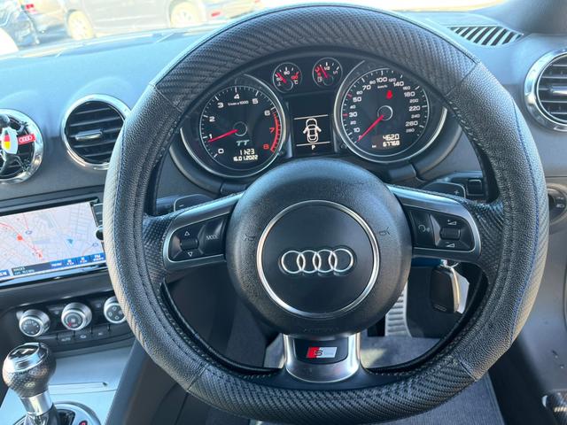 TTクーペ - アウディ 1.8TFSI 社外アルミ 車高調 純正ナビ 地