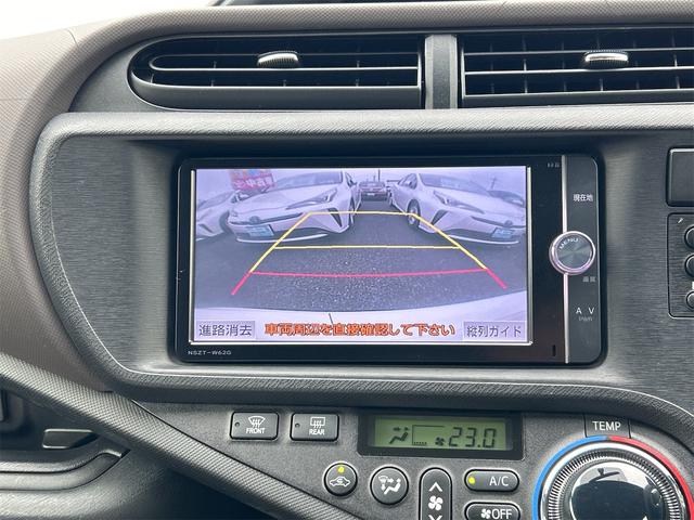 アクア G ETC バックカメラ ナビ TV アルミホイール LEDヘッドランプ ヘッドライトウォッシャー スマートキー 電動格納ミラー CVT 衝突安全ボディ ABS ESC CD DVD再生 USB エアコン(5枚目)