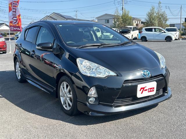 アクア G ドライブレコーダー ETC バックカメラ ナビ TV アルミホイール オートライト スマートキー アイドリングストップ 電動格納ミラー CVT 衝突安全ボディ ABS ESC CD(14枚目)