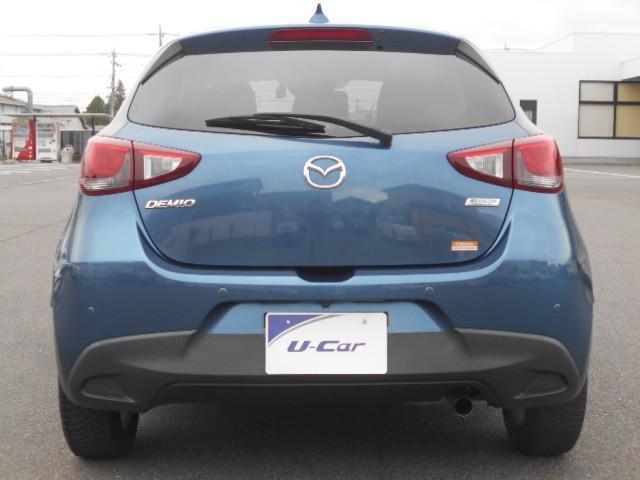 デミオ １３Ｓ　整備記録簿　アイドリングストップ　キーレススタート　ワンセグ　ＶＳＡ　盗難防止システム　マニュアルエアコン　ＡＢＳ　運転席エアバッグ　パワーウィンド　メモリーナビ　ＷＳＲＳ　ＥＴＣ　ナビＴＶ　パワステ（5枚目）