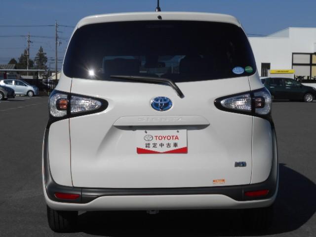 シエンタ ハイブリッドＧ　ブレーキサポート　Ｂカメラ　地デジ　ＤＶＤ　キーフリー　スマキー　横滑り防止システム　メモリナビ　ナビＴＶ　ＥＴＣ　イモビライザー　運転席エアバック　フルオートエアコン　デュアルエアバッグ　ＰＷ　ＰＳ（5枚目）