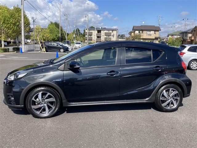 アクア クロスオーバー Bカメラ イモビライザー エアコン LED ESC アルミホイール キーフリー ETC パワーステアリング ナビ パワーウィンドウ メモリーナビ ABS スマ-トキ- 前後ブレーキサポート(2枚目)