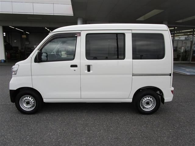 ハイゼットカーゴ ＤＸ　ＳＡＩＩＩ　横滑防止装置　メモリナビ　ＥＴＣ付き　オートエアコン　キ－レス　記録簿あり　デュアルエアバッグ　エコアイドル　セキュリティ　ナビＴＶ　前席パワーウィンドウ　ドライブレコーダー　運転席エアバッグ　ＡＢＳ（3枚目）