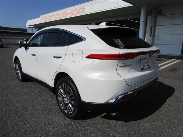 ハリアーハイブリッド Ｚ　レザーパッケージ　パノラマサンルーフ　地デジ　横滑防止　盗難防止システム　Ｂモニター　革　ＬＥＤライト　パワーウィンドウ　クルコン　スマートキ－　助手席エアバック　エアバッグ　点検記録簿　オートエアコン　ナビＴＶ（4枚目）