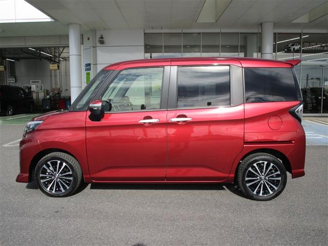 ルーミー カスタムG-T 助手席エアバック 両側オートスライドドア スマートキープッシュスタート LEDライト 1オーナー 横滑り防止機能 クルコン 点検記録簿 ETC付 アルミホイール キーレス ドラレコ ナビ&TV ABS(3枚目)