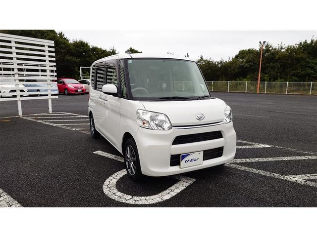 タント Ｘ　フルセグ地デジＴＶ　運転席助手席エアバック　Ｓキー　イモビライザー　ナビＴＶ　アルミ　ＡＡＣ　点検記録簿　ＥＴＣ　パワステ　ＤＶＤ再生　リモコンキー　パワーウインドウ　ベンチシ－ト　ＡＢＳ（5枚目）