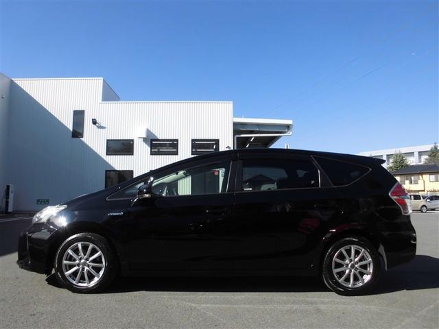 プリウスα Ｓ　スマキ－　ＤＶＤ視聴可　整備点検記録簿　リモコンキー　ＰＷ　Ｂカメラ　ナビ・ＴＶ　ＥＴＣ車載器　ＡＢＳ付き　アルミホイール　メモリーナビゲーション　パワーステアリング　運転席エアバッグ　イモビ　ＡＣ（2枚目）