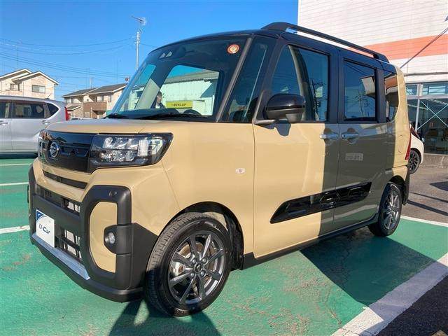 タント ファンクロス DVD再生可 踏み間違い防止 Bカメ 両側オートスライドドア セキュリティ LEDヘッドライト アルミホイール キーフリーシステム スマートキー オートエアコン エアバック 横滑り防止機能 ナビTV(4枚目)