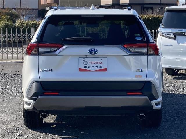 ＲＡＶ４ ハイブリッドＧ　横滑り防止機能　ＬＥＤヘッド　ワンオーナー車　Ｂモニター　盗難防止装置　オートクルーズ　４ＷＤ　定期点検記録簿　キーレスエントリー　メモリ－ナビ　ＥＴＣ　エアバッグ　アルミホイール　ＡＢＳ　ナビＴＶ（4枚目）