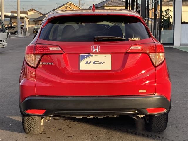 ヴェゼル Ｘ・ホンダセンシング　Ｒカメラ　Ｗエアバッグ　盗難防止　アクティブクルーズコントロール　オートエアコン　ＬＥＤランプ　衝突軽減ブレ－キ　パワステ　整備記録簿　Ｄレコ　アルミ　スマートキーシステム　パワーウインドウ　ＴＶナビ（4枚目）