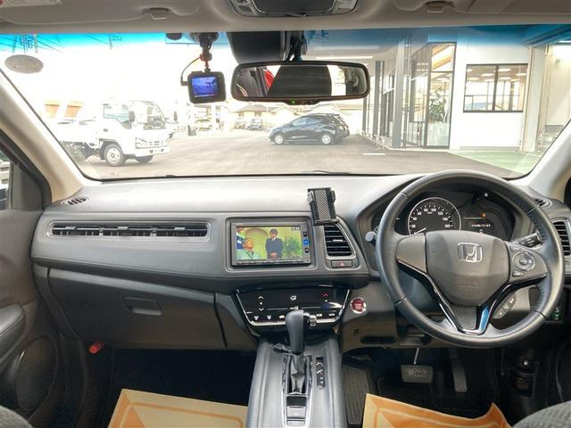 ヴェゼル Ｘ・ホンダセンシング　Ｒカメラ　Ｗエアバッグ　盗難防止　アクティブクルーズコントロール　オートエアコン　ＬＥＤランプ　衝突軽減ブレ－キ　パワステ　整備記録簿　Ｄレコ　アルミ　スマートキーシステム　パワーウインドウ　ＴＶナビ（7枚目）