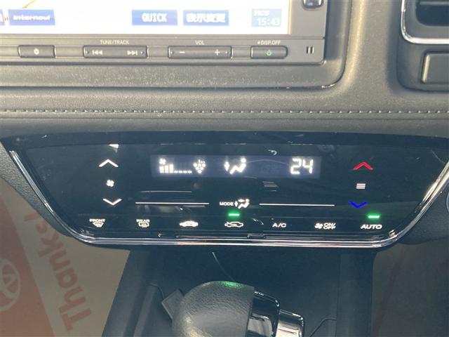 ヴェゼル Ｘ・ホンダセンシング　Ｒカメラ　Ｗエアバッグ　盗難防止　アクティブクルーズコントロール　オートエアコン　ＬＥＤランプ　衝突軽減ブレ－キ　パワステ　整備記録簿　Ｄレコ　アルミ　スマートキーシステム　パワーウインドウ　ＴＶナビ（13枚目）