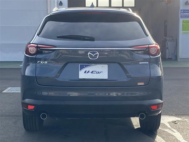CX-8 25S ブラックトーンエディション ETC付き Bカメラ フルセグテレビ 盗難防止装置 クルコン アルミホイール 記録簿 オートエアコン ABS スマートキー パワーウィンドウ エアバック ドライブレコーダー テレビ 誤発進抑制機能(5枚目)
