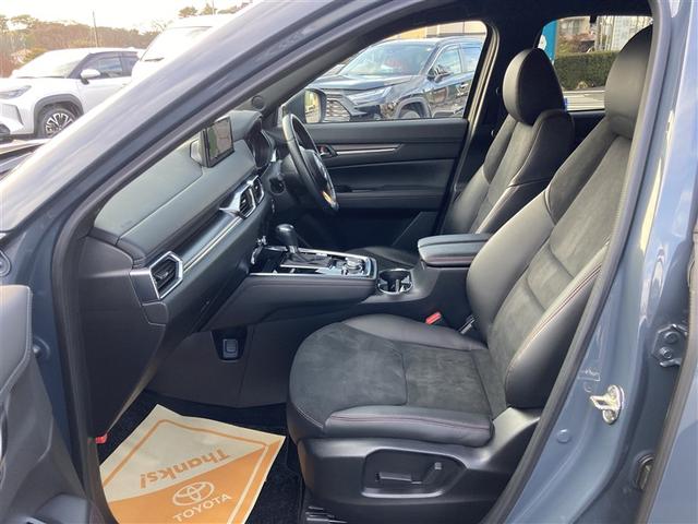 CX-8 25S ブラックトーンエディション ETC付き Bカメラ フルセグテレビ 盗難防止装置 クルコン アルミホイール 記録簿 オートエアコン ABS スマートキー パワーウィンドウ エアバック ドライブレコーダー テレビ 誤発進抑制機能(21枚目)