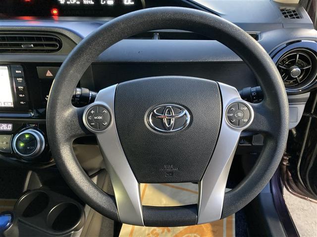 アクア S スマートキープッシュスタート キーレスエントリ LEDヘッドライト フルセグ地デジ イモビ ナビ&TV ワンオーナー車 オートエアコン デュアルエアバック ESC Bカメラ パワーウィンドウ SRS(8枚目)