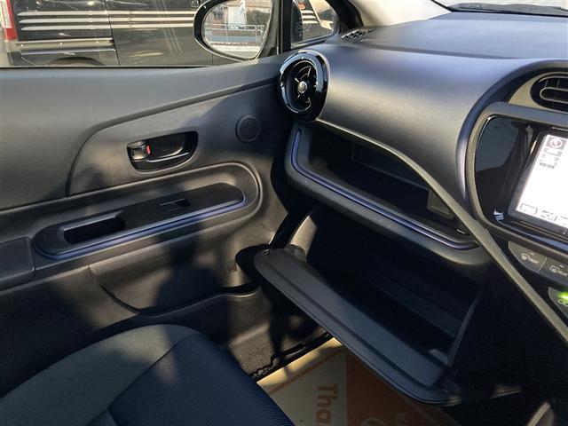 アクア S スマートキープッシュスタート キーレスエントリ LEDヘッドライト フルセグ地デジ イモビ ナビ&TV ワンオーナー車 オートエアコン デュアルエアバック ESC Bカメラ パワーウィンドウ SRS(13枚目)