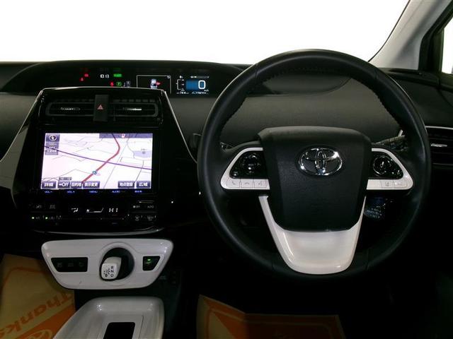 プリウス Ａツーリングセレクション　ドラレコ付き　スマキー　イモビライザー　バックモニター　クルコン　ＬＥＤヘッドライト　ＥＴＣ　ナビＴＶ　メモリーナビゲーション　横滑り防止機能　キーフリ　アルミ　ＡＡＣ　ＡＢＳ　サイドエアバッグ（7枚目）