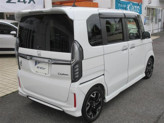 Ｎ－ＢＯＸカスタム Ｇ・Ｌターボホンダセンシング　フルセ　Ｂモニタ　セキュリティー　点検記録簿　クルーズコントロール　ナビＴＶ　キーレスエントリー　ＶＳＡ　ベンチＳ　ＬＥＤランプ　助手席エアバック　ＰＷ　サイドＳＲＳ　エアバック　ＤＶＤ視聴可能　ＰＳ（5枚目）