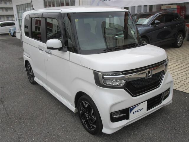 Ｎ－ＢＯＸカスタム Ｇ・Ｌターボホンダセンシング　フルセ　Ｂモニタ　セキュリティー　点検記録簿　クルーズコントロール　ナビＴＶ　キーレスエントリー　ＶＳＡ　ベンチＳ　ＬＥＤランプ　助手席エアバック　ＰＷ　サイドＳＲＳ　エアバック　ＤＶＤ視聴可能　ＰＳ（7枚目）