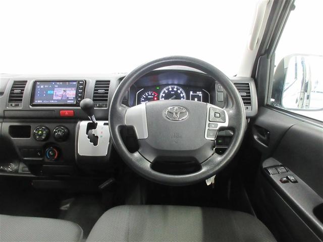 ハイエースバン ロングＤＸ　レンタカーアップ車　キーレスリモコン　ＤＶＤ　テレビ　パワーウインドー　ワンセグテレビ　運転席エアバック　エアコン　パワステ　ＡＢＳ　ＥＴＣ車載器　イモビ　バックガイドモニタ　横滑防止（7枚目）