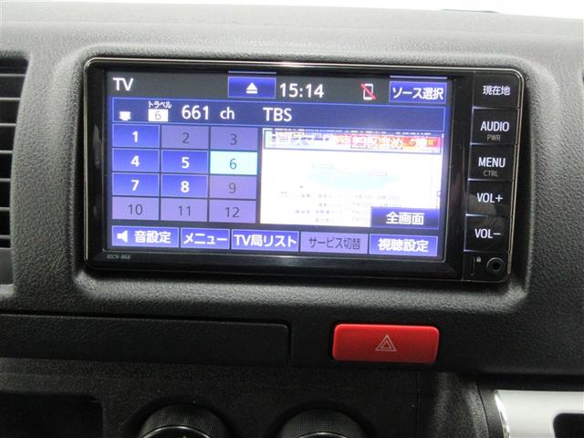 ハイエースバン ロングＤＸ　レンタカーアップ車　キーレスリモコン　ＤＶＤ　テレビ　パワーウインドー　ワンセグテレビ　運転席エアバック　エアコン　パワステ　ＡＢＳ　ＥＴＣ車載器　イモビ　バックガイドモニタ　横滑防止（10枚目）