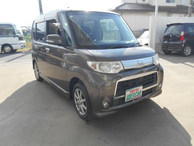 タント カスタムX スマートキー・ラジオ・エアコン・ナビ・CD・DVD・Bluetooth・ETC・電動格納ミラー(3枚目)