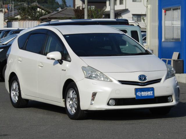 プリウスアルファ S メモリーナビ プッシュスタート(9枚目)