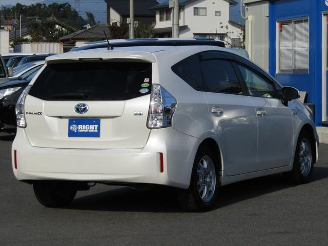 プリウスアルファ S メモリーナビ プッシュスタート(10枚目)