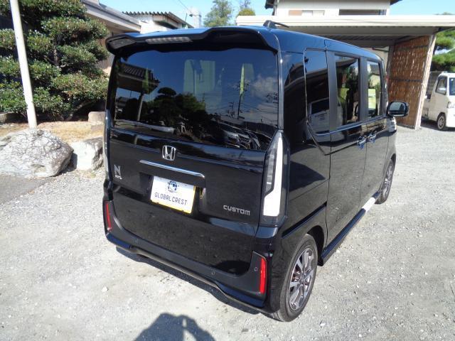 N-BOXカスタム ベースグレード CMBS アルミホイール オートエアコン スマートキ LED バックカメラ パワーステアリング エアバッグ パワーウインドウ オートライト フリーキー 両側スライド片側電動ドア ABS(3枚目)