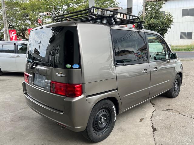 モビリオスパイク ホンダ ａｕ アウトドア仕様 ｈｉｄヘッドライト ルーフキャリア オートエアコン ｗエアバッグ ａｂｓ フルフラットシート キーレス ベンチシート 衝突安全ボディ エアバッグ パワーウインドウ パワーステアリングの中古車詳細 中古車検索なら