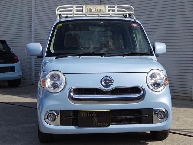 ミラココア ココアプラスＸ　後期型　ルーフキャリア　ツートンホイール　フルセグナビ　Ｂｌｕｅｔｏｏｔｈ　スマートキー　アイドリングストップ（3枚目）