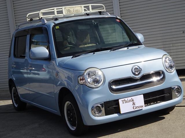 ミラココア ココアプラスＸ　後期型　ルーフキャリア　ツートンホイール　フルセグナビ　Ｂｌｕｅｔｏｏｔｈ　スマートキー　アイドリングストップ（4枚目）