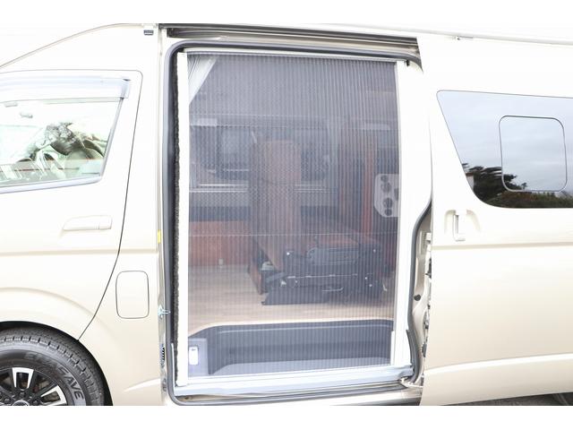 4WD ビークル製ベッセルJ ナビ ETC Bカメラ フリップダウンモニター ツインサブ 走行充電 外部充電電源 インバーター 冷蔵庫 電子レンジ FFヒーター オーニング スーパーチャージャー(80枚目)