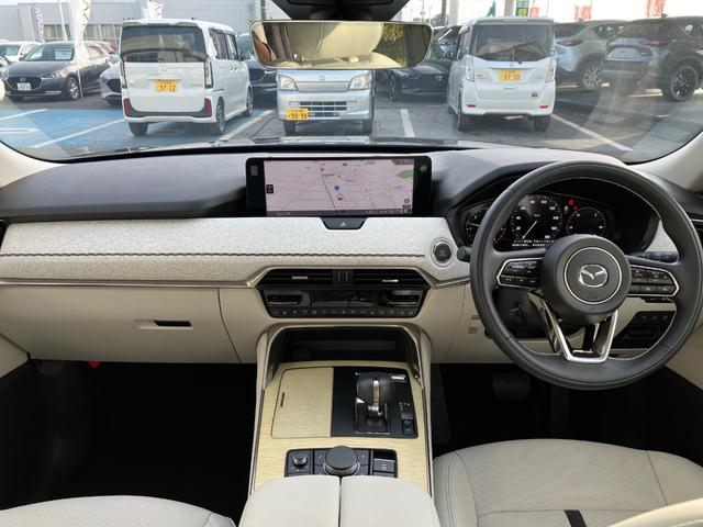 CX-80 XD-ハイブリッド プレミアムモダン 衝突被害軽減ブレーキ 全周囲カメラ オートライト オートマチックハイビーム アダプティブクルーズコントロール 革シート 3列シート バックカメラ 電動シート シートヒーター 4WD サンルーフ ETC(13枚目)