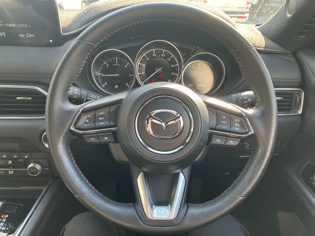 ＣＸ－８ ＸＤ　ブラックトーンエディション　３６０ビュー　電動リヤゲート　衝突軽減装置　追従クルコン　車線逸脱警報装置　運転席パワーシート　ＥＴＣ２．０　ＬＥＤヘッド　Ｂｌｕｅｔｏｏｔｈ　オートマチックハイビーム　禁煙車　コーナーセンサー（14枚目）