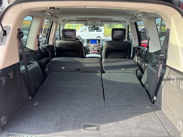 ＱＸ８０ ベースグレード　ダイヤモンドキルティングブラックレザー　サンルーフ　２６インチホイール　純正ホイール有　パノラミックビューモニター　シートヒータ＆ベンチレーション　ステアリングヒーター　ＢＯＳＥサウンド（26枚目）
