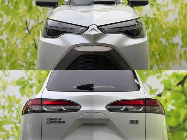 カローラクロス ハイブリッドZ 保証書/ディスプレイオーディオ8インチ/衝突安全装置/シートヒーター 前席/パノラミックビューモニター/車線逸脱防止支援システム/シート ハーフレザー/電動バックドア/ヘッドランプ LED 電動シート(61枚目)