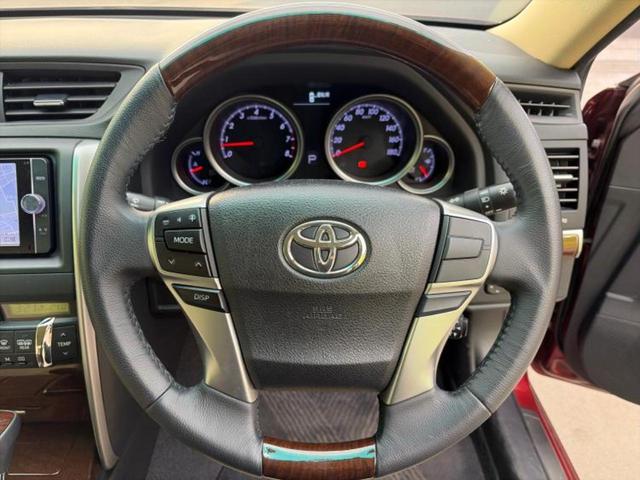 マークＸ プレミアム　保証書／純正　ＳＤナビ／シートヒーター　前席／シート　ハーフレザー／ドライブレコーダー　前後／Ｂｌｕｅｔｏｏｔｈ接続／ＥＴＣ／ＥＢＤ付ＡＢＳ／横滑り防止装置／クルーズコントロール／バックモニター（15枚目）