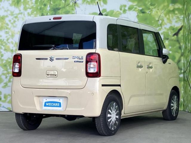 ワゴンＲスマイル ４ＷＤハイブリッドＸ　新品タイヤ／保証書／純正　９インチ　メモリーナビ／セーフティサポート（スズキ）／両側電動スライドドア／シートヒーター／全方位モニター／車線逸脱防止支援システム／ヘッドランプ　ＬＥＤ　全周囲カメラ（3枚目）