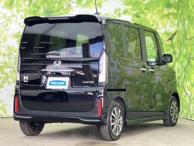N-BOXカスタム ヒョウジュン 保証書/純正 9インチ メモリーナビ/ホンダセンシング/電動スライドドア/シートヒーター 前席/車線逸脱防止支援システム/ドライブレコーダー 前後/ヘッドランプ LED/USBジャック バックカメラ(3枚目)