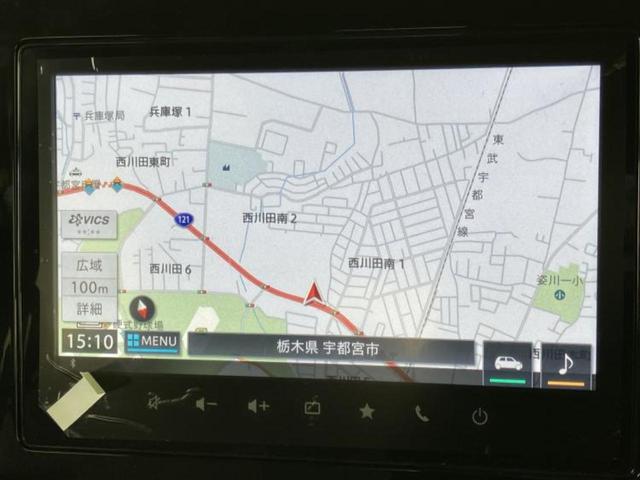 ワゴンＲスマイル ハイブリッドＸ　保証書／純正　９インチ　メモリーナビ／セーフティサポート（スズキ）／両側電動スライドドア／シートヒーター　前席／全方位モニター／車線逸脱防止支援システム／ヘッドランプ　ＬＥＤ／ＵＳＢジャック（10枚目）