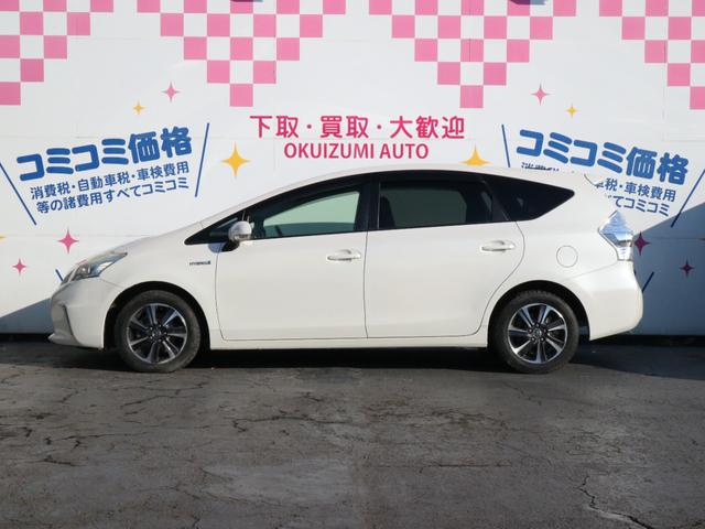 プリウスアルファ Ｓ　Ｌセレクション　ＥＴＣ　カーナビ　ワンセグ　スマートキー　プッシュスタート　アルミホイール（6枚目）