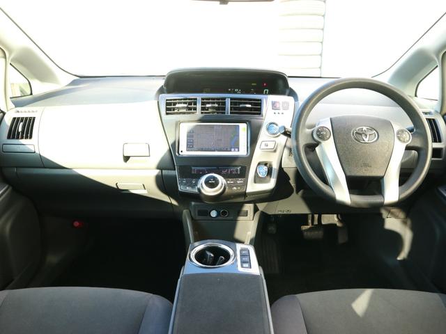 プリウスアルファ Ｓ　Ｌセレクション　ＥＴＣ　カーナビ　ワンセグ　スマートキー　プッシュスタート　アルミホイール（12枚目）