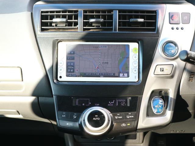 プリウスアルファ Ｓ　Ｌセレクション　ＥＴＣ　カーナビ　ワンセグ　スマートキー　プッシュスタート　アルミホイール（13枚目）