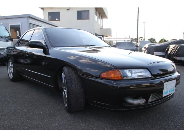 スカイライン ＧＴＳ－ｔタイプＭ　令和６年９月トヨタカラー２０５ブラックＭにてオールペン済　修復歴無　純正５速　４Ｄセダン　車高調　社外マフラー　タイミングベルト交換済み　前置きインタークーラー（3枚目）