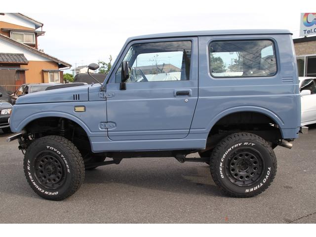 ジムニー ランドベンチャー JA22W リフトアップ公認 修復歴無 3速AT エアコン 社外前後バンパー 1DINブルートゥースオーディオ ETC 16インチ社外アルミホイール 185/85R16MTタイヤ LEDヘッドライト(4枚目)