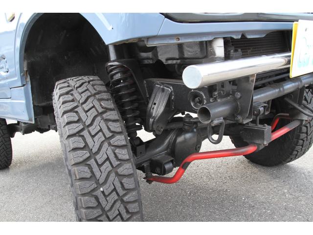 ジムニー ランドベンチャー JA22W リフトアップ公認 修復歴無 3速AT エアコン 社外前後バンパー 1DINブルートゥースオーディオ ETC 16インチ社外アルミホイール 185/85R16MTタイヤ LEDヘッドライト(9枚目)